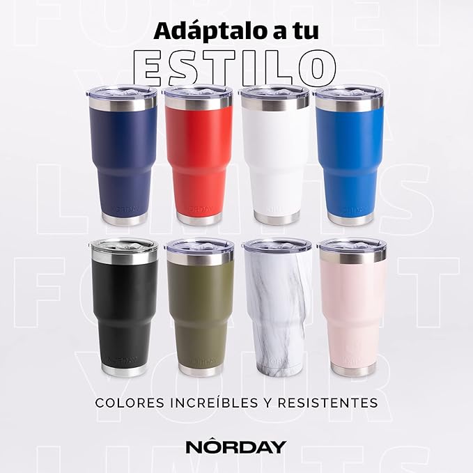 NORDAY | Tumbler with Lid - 30oz - Wood Insulated Tumbler - Stainless Steel Tumblers - Double Wall Vacuum Insulated Travel Coffee Mug for Car Cup Holder - Keeps Temperature for 24hr - Anti Spill Lid