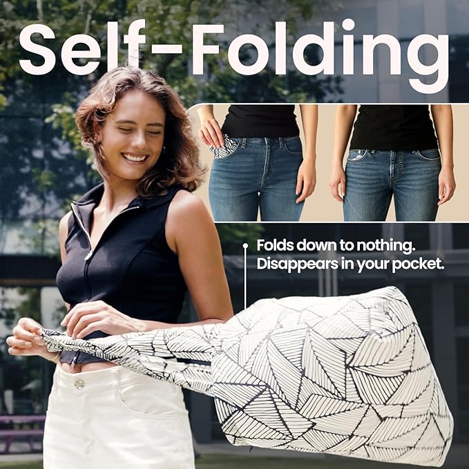 Nanobag Ultra-Lightweight Foldable Sling for Women & Men, Reusable Grocery & Travel Bag, Packable Collapsible Compact Market Crossbody (Sling Gray)