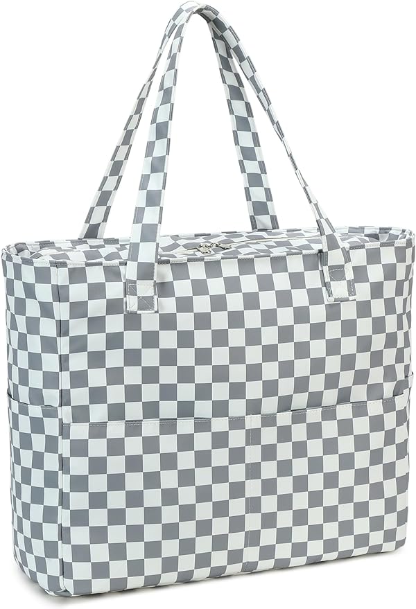 Waterproof Beach Tote Pool Bags for Women Ladies Extra Large Gym Tote Carry On Bag With Wet Compartment for Weekender Travel