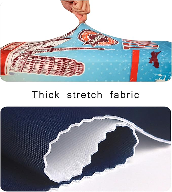 WUJIAONIAO Travel Luggage Cover Baggage Suitcase Cover Protector Skins 18-32 Inch (Tourist Attraction A28, S (for 18-20 inch luggage))