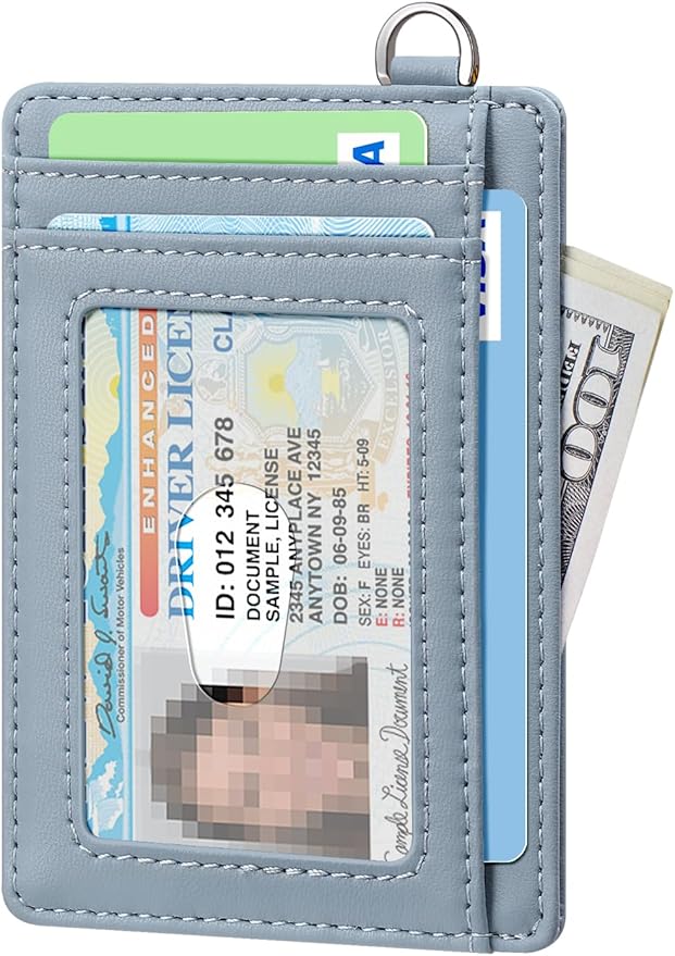 FurArt Slim Minimalist Wallet, Front Pocket Wallets, RFID Blocking, Credit Card Holder for Men & Women