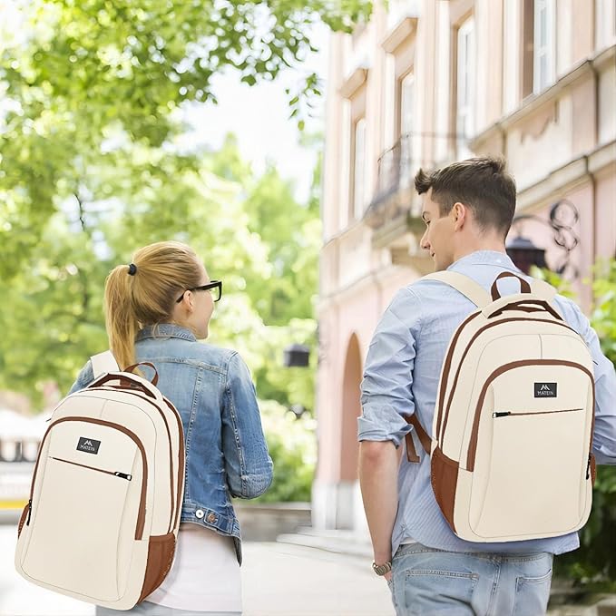 MATEIN 15.6inch Travel Laptop Backpack, Cute Anti Theft Slim Sturdy Laptops Backpack with USB Charging Port, Water Resistant College Computer Bag Gift for Men & Women Nurse