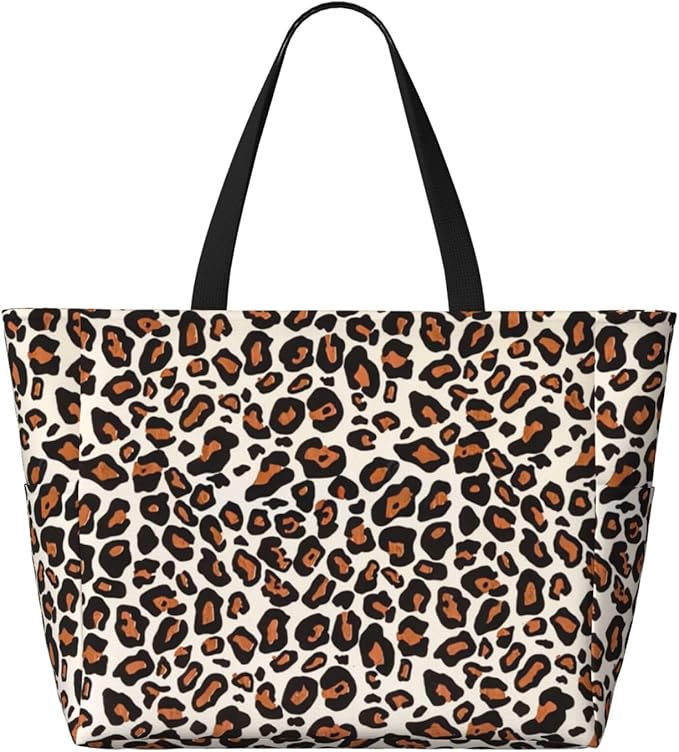 Waterproof Beach Tote Pool Bags for Women Ladies Extra Large Gym Tote Bag for Weekender Travel with Small Pouch