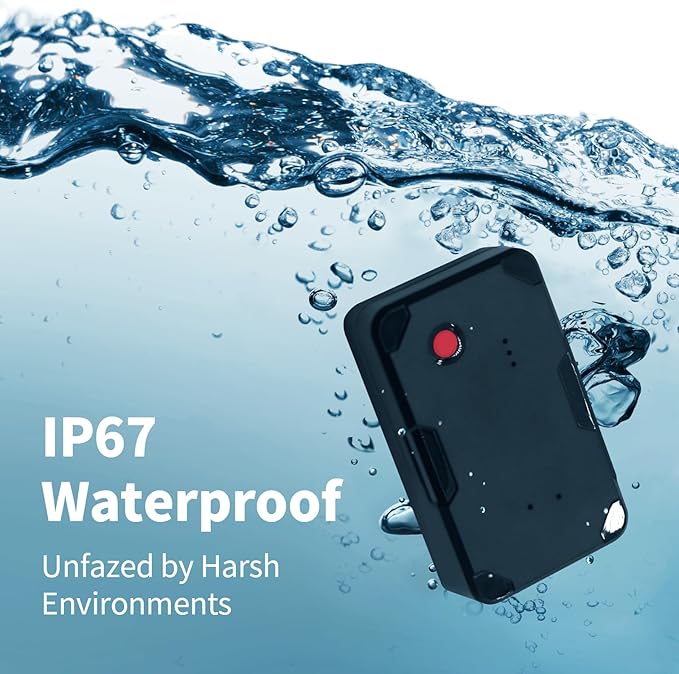 GPS Tracker for Vehicles, No Monthly Fee, No Subscription, Long Battery Life, 4G SIM Card and Data Included, Trip History, GeoFence, Driving Alerts, Magnectic