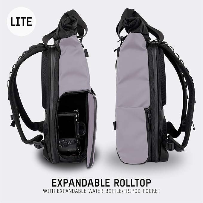 WANDRD PRVKE Lite: Weather-Resistant Travel & Camera Backpack with Laptop Sleeve, Quick Side Access, Clamshell Opening – Ideal Photography & Travel Bag