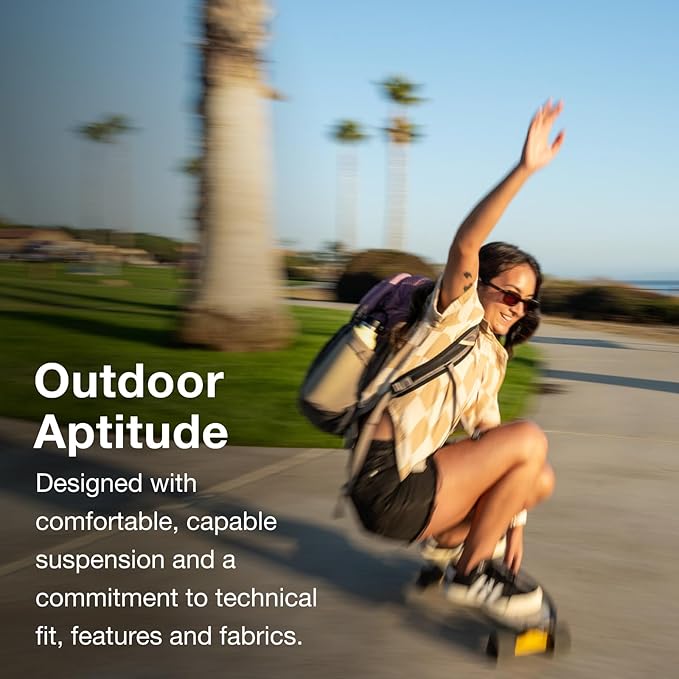 Osprey Tropos Laptop Backpack, Tungsten Soundwave/Grey Heather