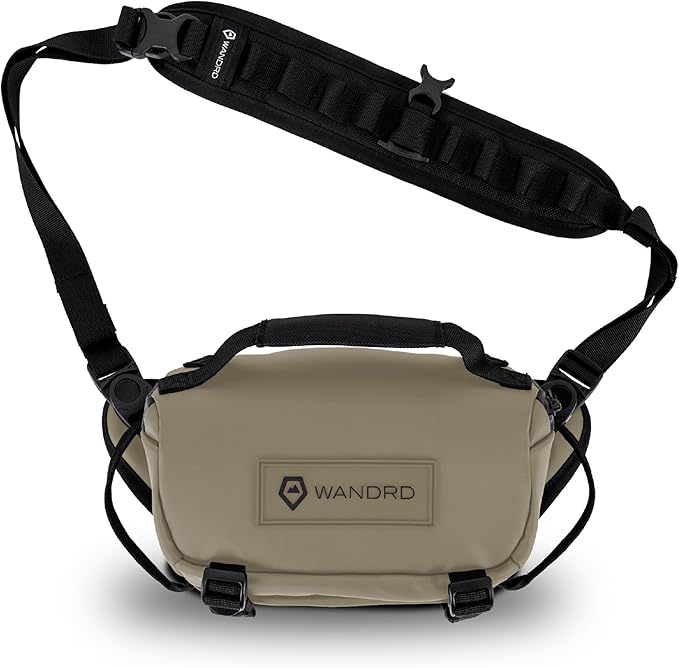 WANDRD ROGUE V1 3L Sling: Compact Camera Sling and Crossbody Bag with Fast Access, 3-Way Carry– Lightweight Everyday Bag Great for Travel, Photography, and Daily Use (Yuma Tan)