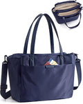 BAGSMART Tote Bag for Women with Compartments, Work Tote Bag with Zipper Women Purse Crossbody Shoulder Handbag with Strap