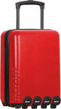 Take OFF Luggage Personal Item 3.0 – 18x14x8 Underseat Carry On with Removable Wheels – TSA Lock, Hardshell Suitcase – Fits Tight Airline Size Rules – No-Fee Lightweight Travel Bag