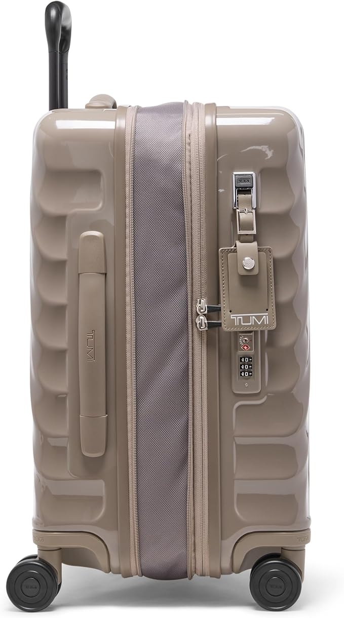 TUMI - 19 Degree International Expandable 4 Wheeled Carry-On - Hard Shell Suitcase - 21.8" X 14.0" X 9.0" - Moon Rock