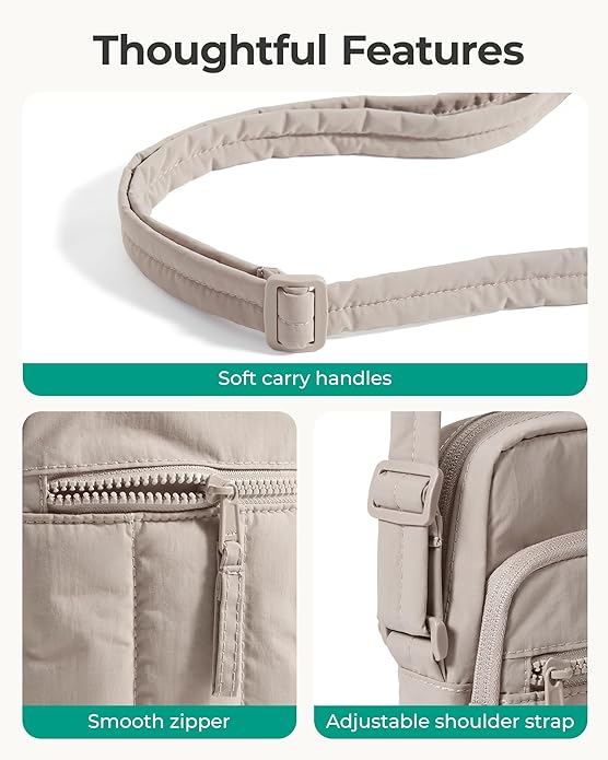 BAGSMART Small Crossbody Bags for Women, Cell Phone Crossbody Purse for Women Travel Wallet with RFID Blocking Card Slots