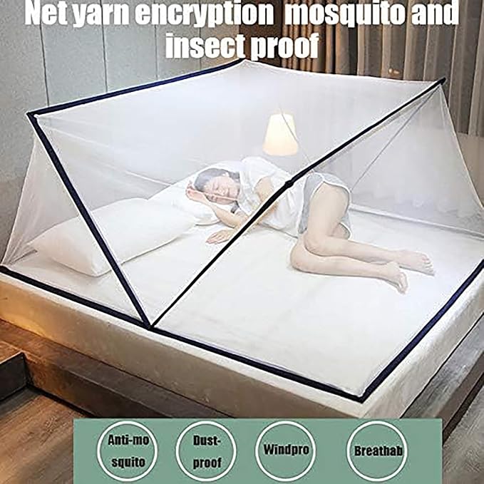 Mosquito Net, Bed Mosquito Net, Collapsible Mosquito Net Tent, Outdoor Mosquito Net, Foldable Portable Outdoor Mosquito Net for Home and Travel, Easy to Install/B/160 * 190 * 80Cm