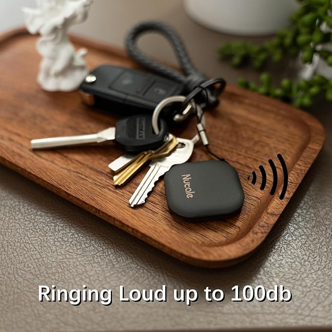 Air Tags-4 Pack Bluetooth Item Finders Work for Apple Find My APP(iOS Only) Tracker Tags for Keys, Luggage, Backpack, Airtags with Lanyard (4)