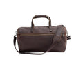 Handmade Leather Duffel Bag Luxury Duffle Bag Leather weekender Backpack for Men Full Grain Brown Leather TSA Approved- Lifetime Warrantee