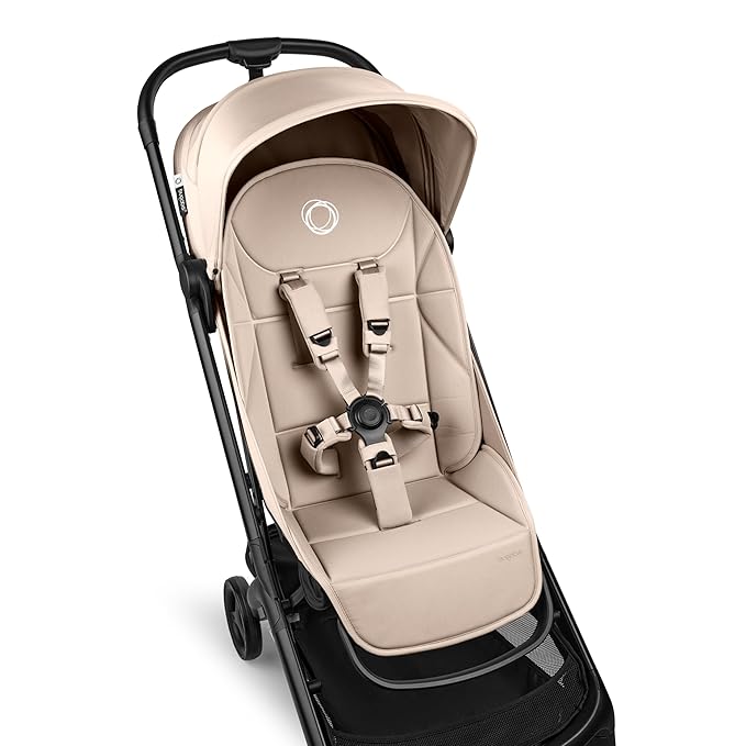 Bugaboo Butterfly 2 Travel Stroller, Ultra-Compact One-Second Fold, Lightweight and Airplane-Friendly (Taupe)