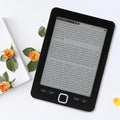 BK6033 Ebook Reader, 6in EInk Screen E Reader, Built in 8G Memory, Adjustable Font Sizes, Types & Brightness, Portable Electric Book Readers, Audiobooks, 32G Expansion