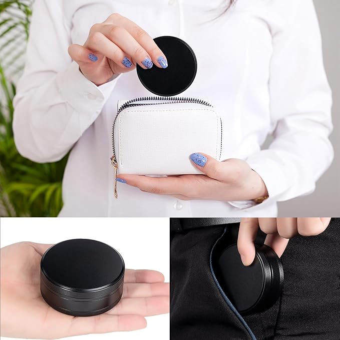 Metal Pill Case 3 Compartment - Waterproof Pocket Purse Pill Box Aluminium Travel Pill Container Medicine Organizer Portable Daily Pill Holder for Vitamins Medication Fish Oils