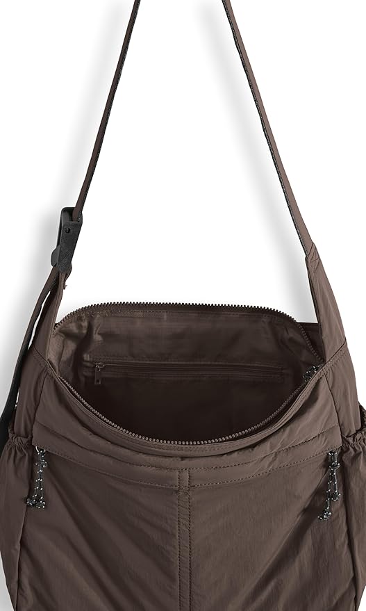 ODODOS 20L Crossbody Tote Bag Large Capacity Lightweight Hobo Shoulder Sling Bags for Gym Shopping Beach Travel