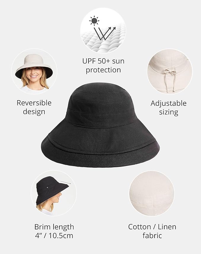 Holiday Sun Hat Upf50+ Uv Protection, Sun Protective Hat