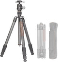 Carbon Fiber Lightweight Travel Tripod with Ball Head, Removable Center, Maxload 10kg, Weight 1.66kg, Folded 470mm (LX-284CT+XB-38)