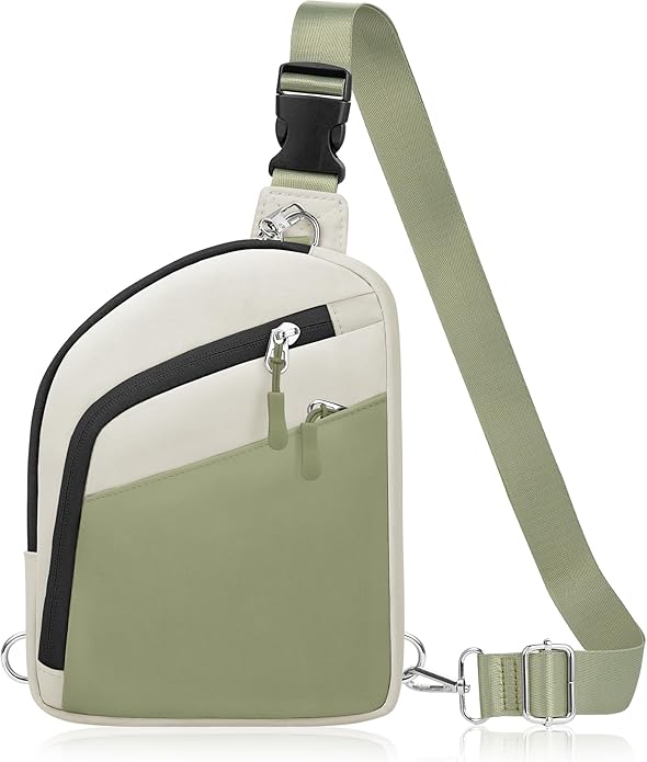 TOPEAST Anti Theft Crossbody Bag for Women Men, Small Sling Bag Crossbody Bags for Women Travel Sport Hiking Workout