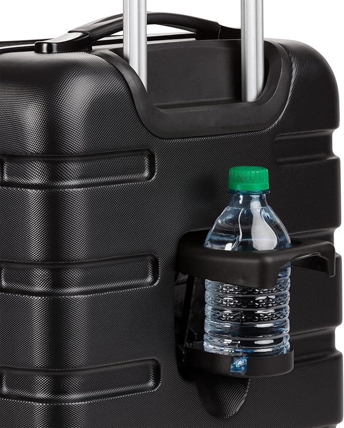 SwissGear 7366 Hardside Expandable Luggage with Spinner Wheels, Black, 3-Piece Set (19/23/27)