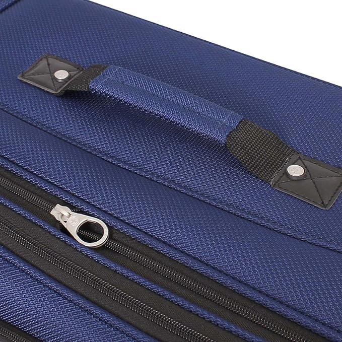 SwissGear Sion Softside Expandable Luggage, Blue, Carry-On 21-Inch