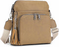 Crossbody Purse for Women,Lightweight Medium Crossbody Bag Soft Leather Women's Shoulder Handbags with Tassel