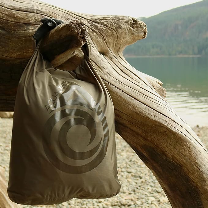AquaQuest Rogue Dry Bag – 20L Olive Drab – 100% Waterproof Roll Top – Gear Hauler