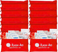 Mini First Aid Kits – 12-Pack Bulk Travel Emergency Kits in Reusable Pouches – Compact First Aid Supplies for Events, Corporate Gifts, Giveaways, Workplaces, Outdoor Use, School & Car Safety