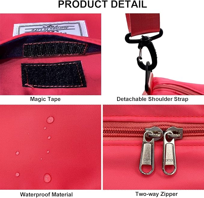 Travel Duffle Bag, Waterproof Sport Tote Gym Bag for Women Men, Overnight Weekender Carry On Bag with Wet Pocket