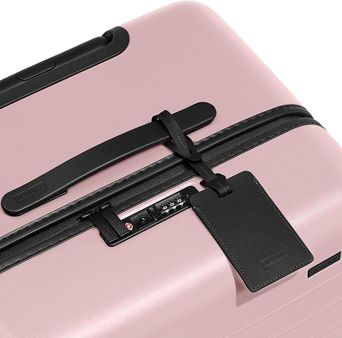 Away Large Trunk Luggage, 31 Inch Hardside Suitcase with Spinner Wheels, Lightweight & Durable, TSA Lock, Ideal for Long Trips, Blush Pink