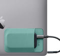 Slipdrive - Portable Hard Drive Sleeve for Laptop - SSD Solid State Drive - Reusable Adhesive - 5” x 3.2” Stick on External Hard Drive Carrying Case - Travel Pocket Pouch (Small, Aqua)