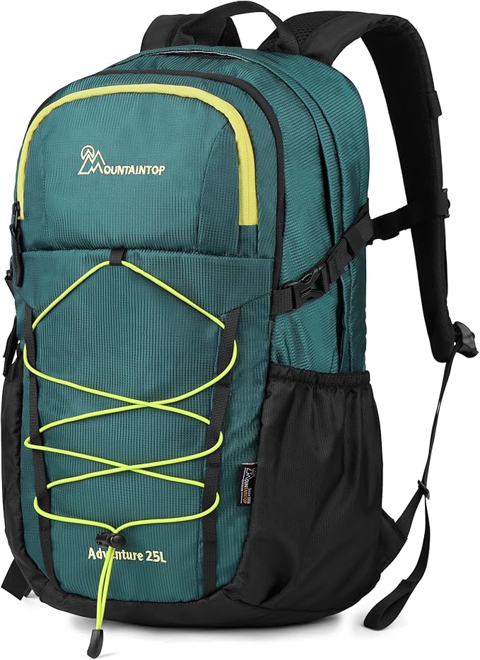 MOUNTAINTOP Hiking Backpack,25L Camping Backpack, Men Women Hiking Daypack Lightweight Travel Backpack for Camping Climbing Skiing Cycling