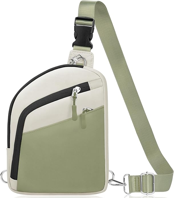 TOPEAST Anti Theft Crossbody Bag for Women Men, Small Sling Bag Crossbody Bags for Women Travel Sport Hiking Workout