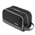Gonex Travel Toiletry Bag Nylon, Dopp Kit Shaving Bag Toiletry Organizer Black