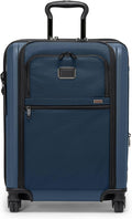 TUMI - Alpha Hybrid Continental Expandable 4 Wheeled Carry-On - Zip Expansion Suitcase for Extended Trips & Weekend Getaways - Navy