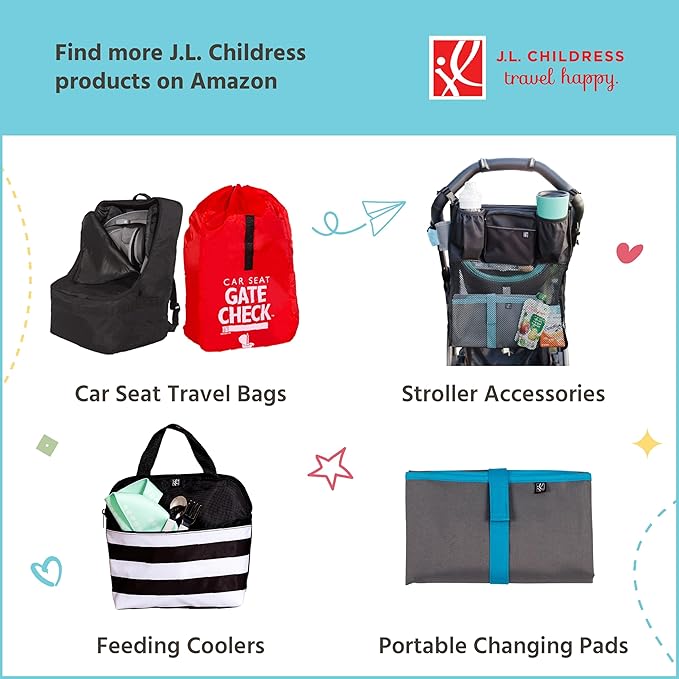J.L. Childress Padded Compact Stroller Travel Bag