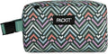 PackIt Freezable Snack Box, Diamond Chevron, Built with ECOFREEZE Technology, Collapsible, Zip Closure with Buckle Handle, Designed For Work Snacks, Fresh Snacks On the Go, Adults, and All Ages