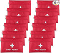 AOUTACC 12 Pack First Aid Kit Empty Bag, Travel Empty First Aid Kit Pouch for Emergency at Home, Office, Car, Outdoors, Boat, Camping, Hiking(Bag Only)