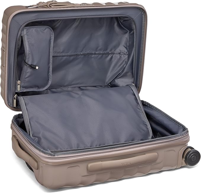 TUMI - 19 Degree International Expandable 4 Wheeled Carry-On - Hard Shell Suitcase - 21.8" X 14.0" X 9.0" - Moon Rock