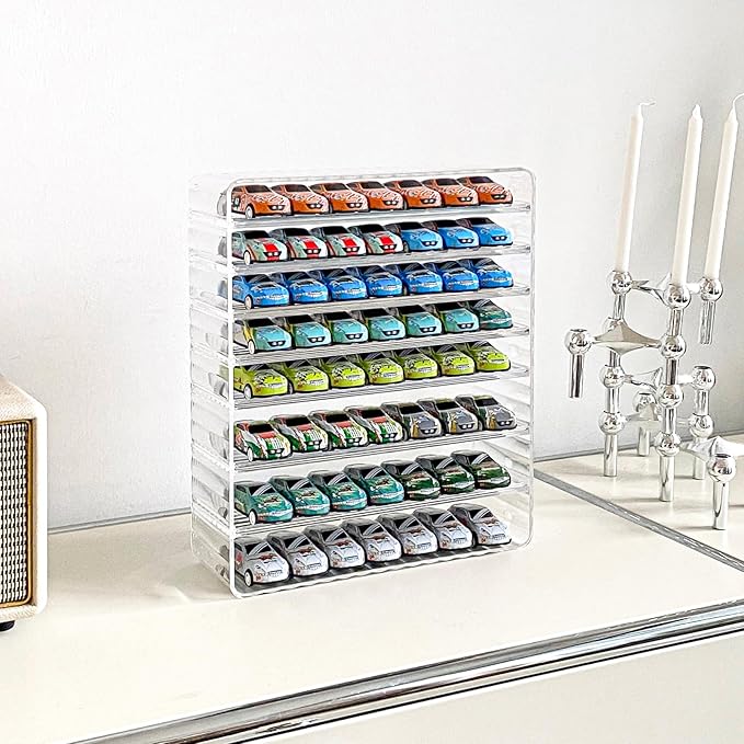 Yesesion Clear Cord Organizer Box for Desk Drawer, Plastic Cable Storage Container with Adjustable Compartments and Wire Ties for Phone Charger, Battery, Art Crafts, Electronics Accessories Case