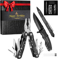 Birthday Gifts, Multitools Gift Set "Happy Birthday" for Birthday, Stocking stuffers Multit-tools Set with Multi-Pliers, Pocket Knife, Tactical Pen, Birthday Gift for Men Women(HAPPY BIRTHDAY)