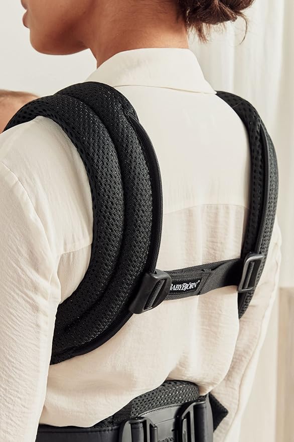 BabyBjorn Baby Carrier Harmony, 3D Mesh, Black