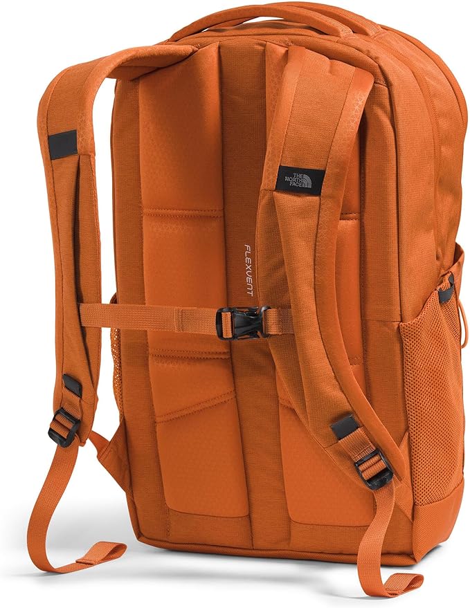 The North Face Jester Everyday Laptop Backpack - PFAS Free, Iron Bronze Dark Heather/Papaya, One Size