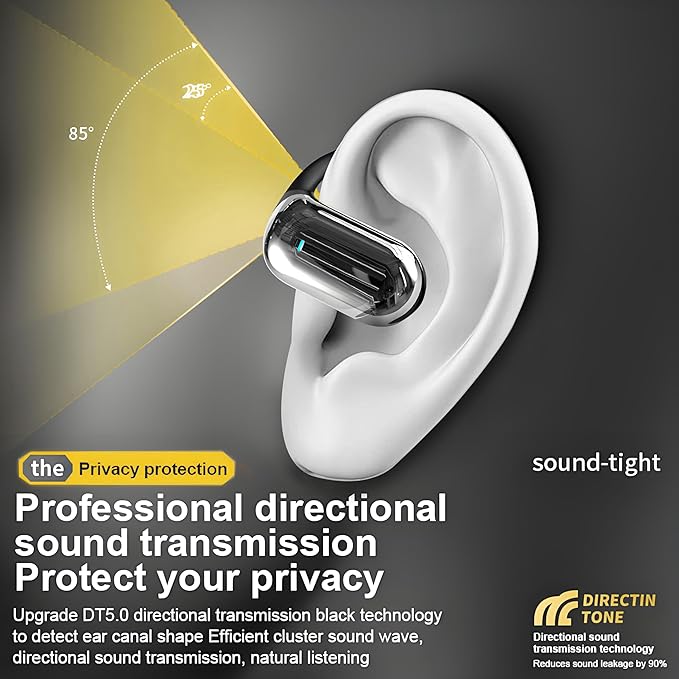 Wireless Earbuds, Translation Earbuds Real Time- Audifonos Traductores Inglés Español, 3-in-1 Translator Earbuds with 144 Languages, HF Sound, Bluetooth 5.4 Headphones for Travel Sport Workout (White)