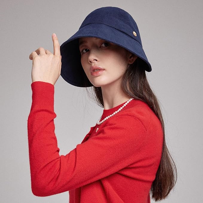 Linen Victorian Bonnet Hat Sun Cap, Foldable Summer Visor | New Katy