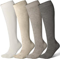 LEVSOX Compression Socks for Pregnant Women 20-30 mmHg Knee High Cute Funny Mens Supports Socks for Nurses, Medical, Travel