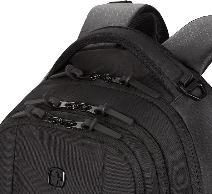 SwissGear Cecil 5505 Laptop Backpack, Black Hex, 18-Inch
