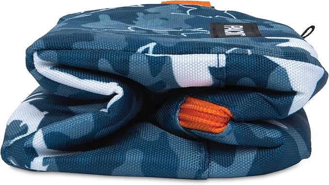 PackIt Freezable Snack Box, Camo Shark, Built with ECOFREEZE Technology, Collapsible, Reusable, Zip Closure with Buckle Handle, Great for Fresh Snacks on the go